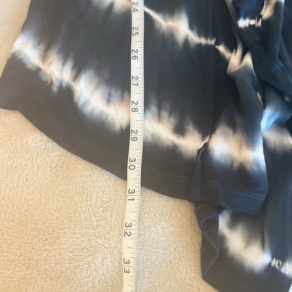 Context Striped Tie Dye Open Front Cardigan - Size S - Picture 10 of 12